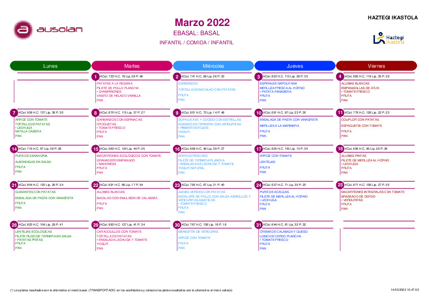07 MARZO 2022